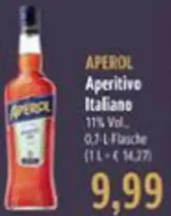 BUNGERT APEROL Aperitivo Italiano 0,7 L Flasche Angebot