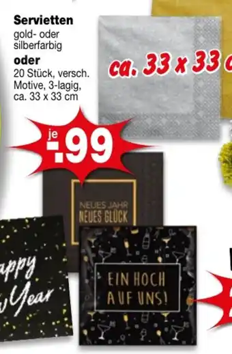 Krümet Sonderposten Servietten Angebot