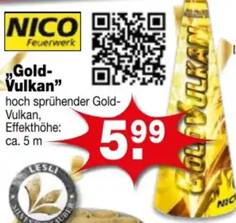 Krümet Sonderposten NICO Gold-Vulkan Angebot