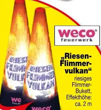 Krümet Sonderposten Weco Riesen Flimmervulkan Angebot