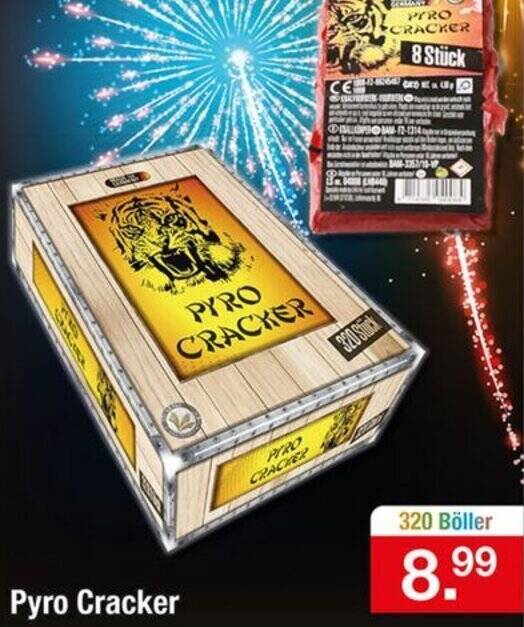 Pyro Cracker 320 Böller Angebot bei Zimmermann