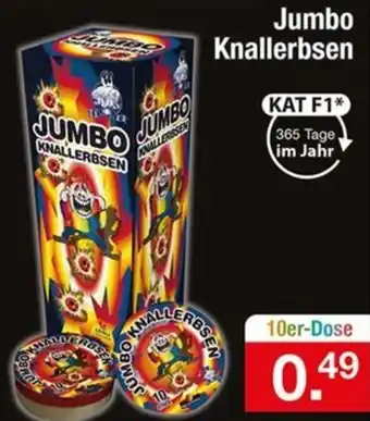 Zimmermann Jumbo Knallerbsen 10er-Dose Angebot