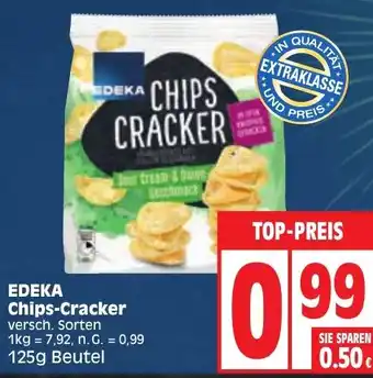 Edeka EDEKA Chips-Cracker 125g Angebot