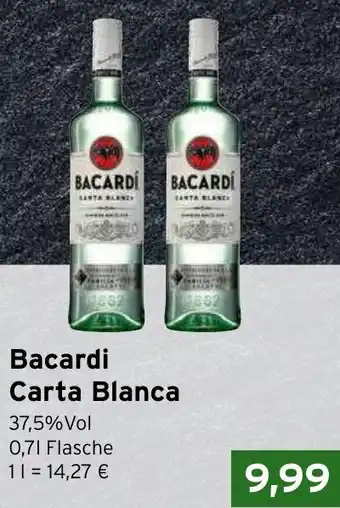 CAP Markt Bacardi Carta Blanca 0,7 L Flasche Angebot