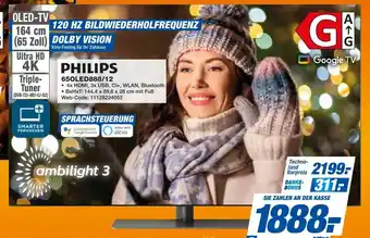 expert Techno Land PHILIPS 65OLED888/12 Angebot