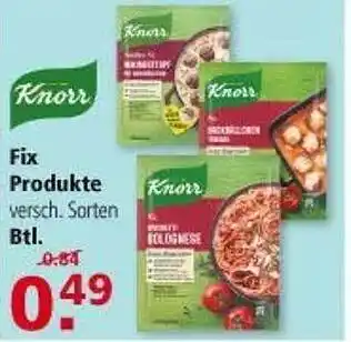 Multi Markt Knorr Fix Produkte Angebot