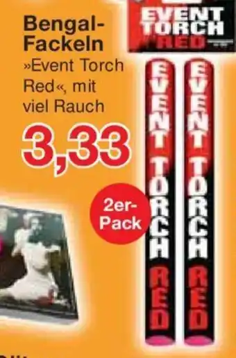 Jawoll Bengal-Fackeln Event Torch Red Angebot