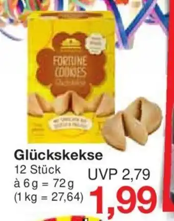 Jawoll Glückskekse 72 g Angebot