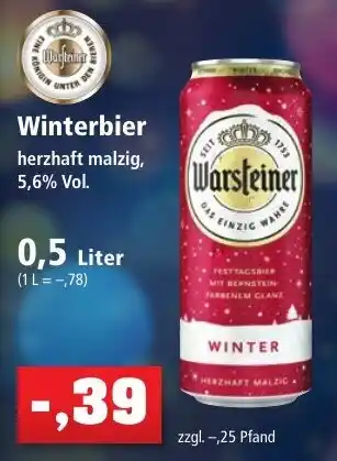 Thomas Philipps Winterbier 0,5 Liter Angebot