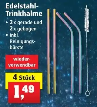 Thomas Philipps Edelstahl-Trinkhalme Angebot