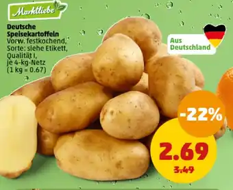 PENNY Deutsche Speisekartoffeln 4-kg-Netz Angebot