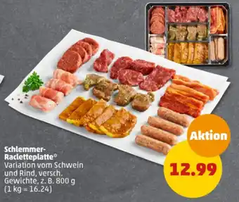 PENNY Schlemmer-Racletteplatte 800 g Angebot