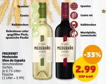 PENNY FREIXENET Mederaño Vino de España 0,75 Liter Flasche Angebot