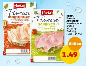 PENNY HERTA Finesse Aufschnitt 100-g-Packung Angebot