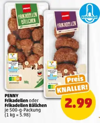 PENNY PENNY Frikadellen oder Frikadellen Bällchen 500-g-Packung Angebot