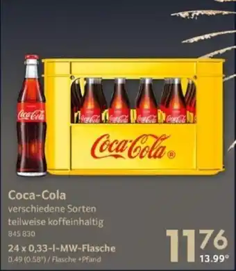 Selgros Coca-Cola 24 x 0,33-l-MW-Flasche Angebot