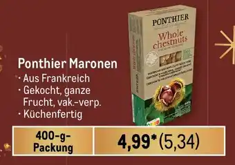 METRO Ponthier Maronen 400-g-Packung Angebot