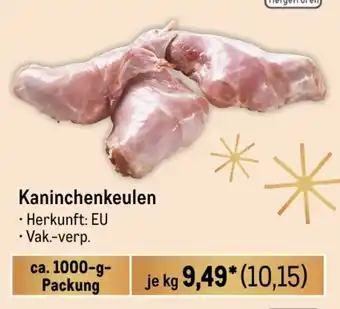 METRO Kaninchenkeulen ca. 1000 g Packung Angebot