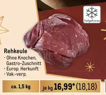 METRO Rehkeule ca. 1,5 kg Angebot