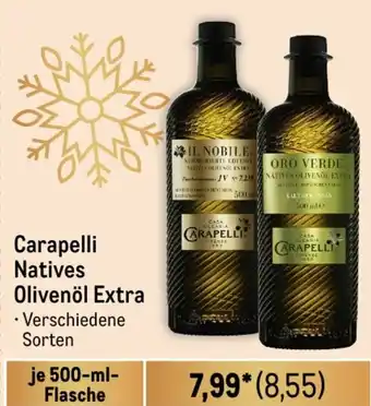 METRO Carapelli Natives Olivenöl Extra 500-ml-Flasche Angebot