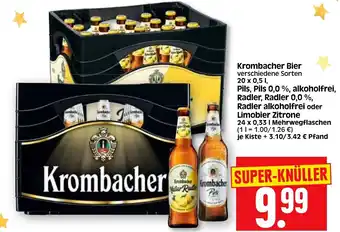 Edeka Herkules Krombacher Bier 20 x 0,5 l Pils, Pils alkoholfrei, Radler, Radler 0,0 Angebot