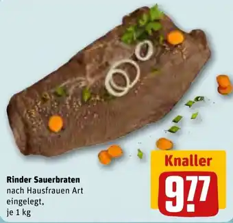 REWE Rinder Sauerbraten 1 kg Angebot