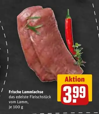 REWE Frische Lammlachse 100 g Angebot