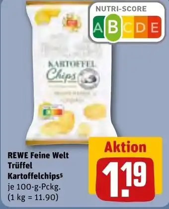 REWE REWE Feine Welt Trüffel Kartoffelchips5 100-g-Pckg. Angebot