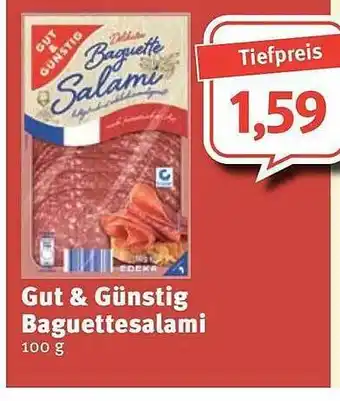 Feneberg Gut & Günstig Baguettesalami Angebot