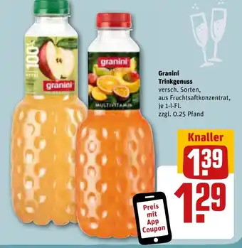 REWE Granini Trinkgenuss 1 l Fl. Angebot