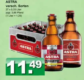 Getränkeparadies Gefromm Astra Angebot