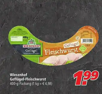 Marktkauf Wiesenhof Geflügel-fleischwurst Angebot