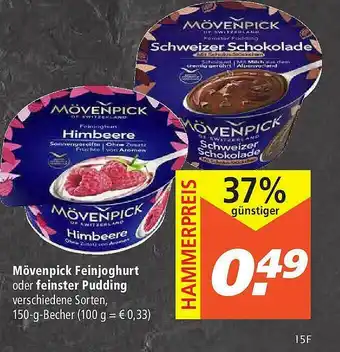 Marktkauf Mövenpick Feinjoghurt Oder Feinster Pudding Angebot