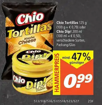 Marktkauf Chio Tortillas Oder Chio Dip! Angebot