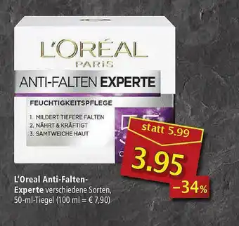 Marktkauf L'oréal Anti-falten-experte Angebot