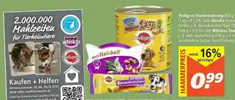 Marktkauf Pedigree Hundenahrung, Snacks Oder Whiskas Snacks Angebot