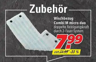 Marktkauf Wischbezug Combi M Micro Duo Angebot