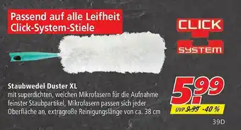 Marktkauf Click System Staubwedel Duster XL Angebot