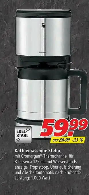 Marktkauf Kaffeemaschine Stelio Angebot