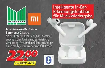 Marktkauf True-wireless-kopfhörer Earphones 2 Basic Xiaomi Angebot