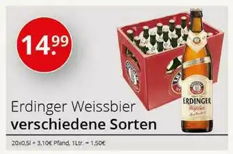 Sagasser Erdinger Weissbier Angebot