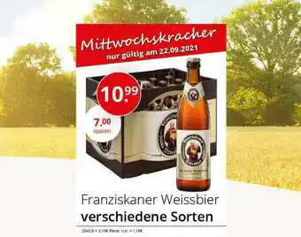 Sagasser Franziskaner Weissbier Angebot