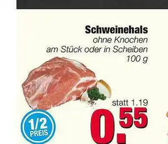 Edeka Scherer Schweinehals Angebot