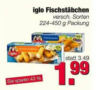 Edeka Scherer Iglo Fischstäbchen Angebot