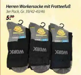 Magro Herren Workersocke Mit Frotteefuß Angebot