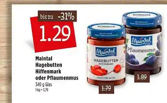 Kupsch Maintal Hagebutten Hiffenmark Oder Pflaumenmus Angebot