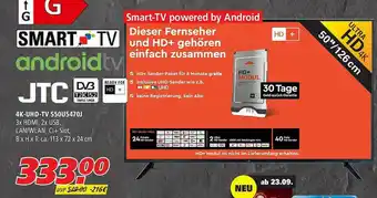 Marktkauf Jtc 4k Uhd-tv S50u5470j Angebot