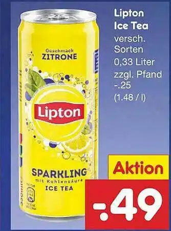 Netto Marken-Discount Lipton Ice Tea Angebot