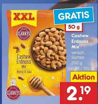 Netto Marken-Discount Cashew Erdnuss Mix Angebot