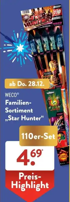 Aldi Süd WECO Familien- Sortiment ,,Star Hunter" 110er-Set Angebot